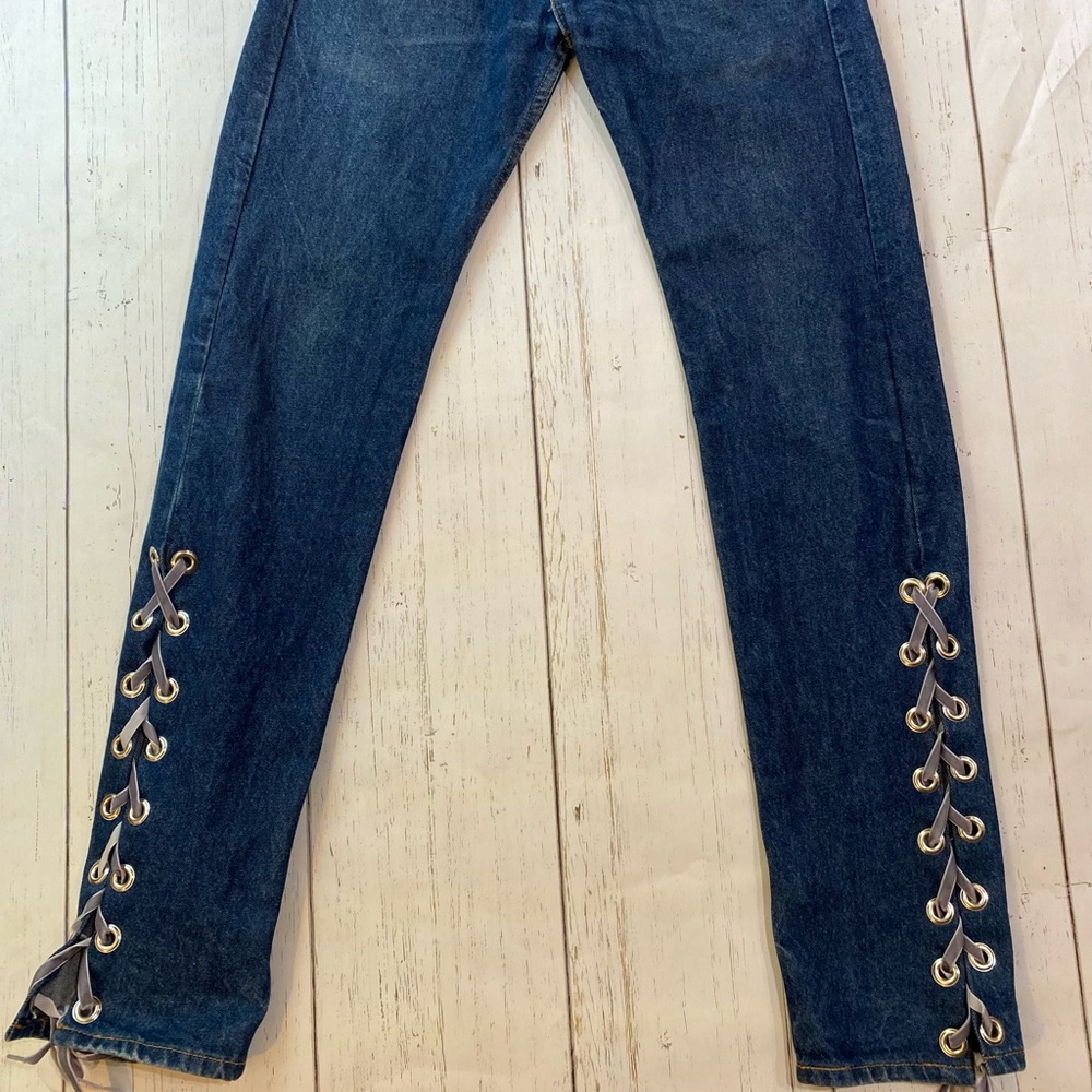 Vintage Levi jeans with laces